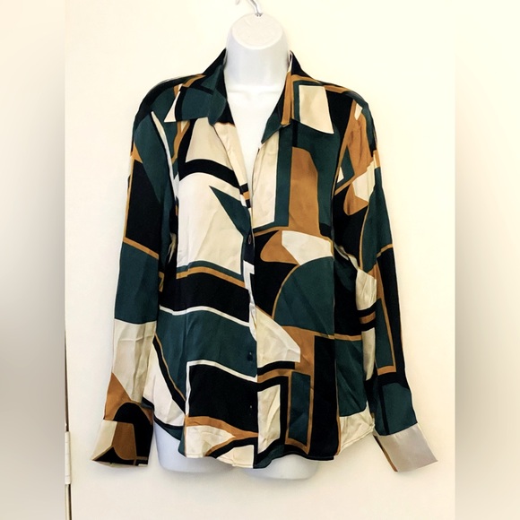 MNG BY MANGO Tops - MNG abstract blouse